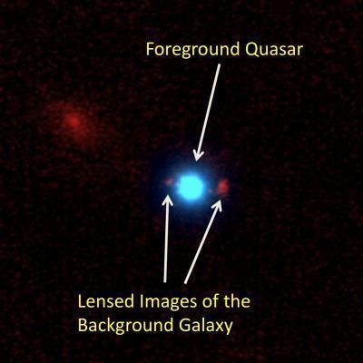 Астрономы обнаружили необычную "космическую линзу"